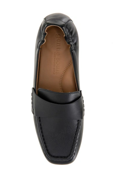 Gentle Souls By Kenneth Cole Sophie Loafer In Black Leather