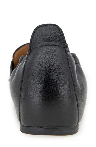 Gentle Souls By Kenneth Cole Sophie Loafer In Black Leather