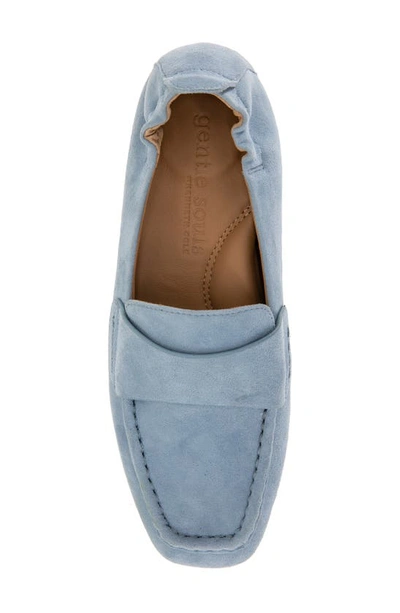 Shop Gentle Souls By Kenneth Cole Sophie Loafer In Ashley Blue Suede