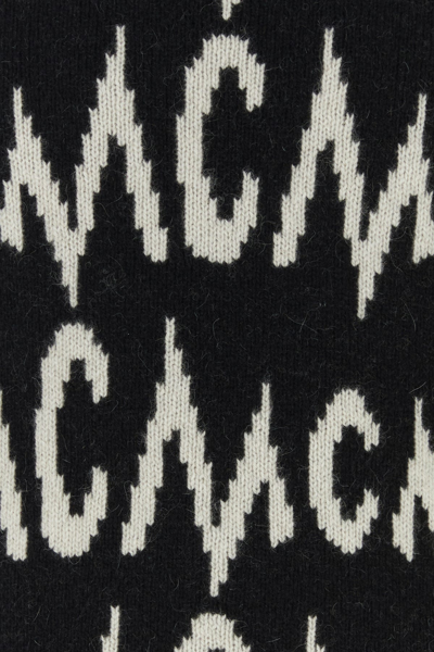 Mcm Embroidered Cashmere Blend Oversize Sweater