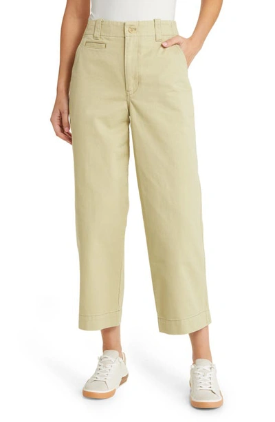 Shop Madewell Relaxed Chino Pants In Pale Lichen