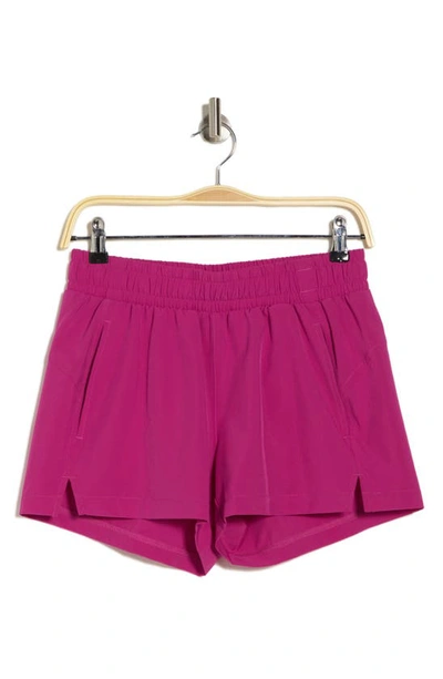 Shop Z By Zella Take A Hike Trail Shorts In Pink Plumier