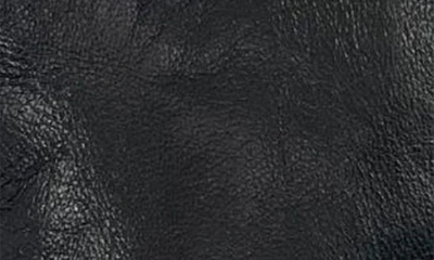 Marcus Adler Ruched Leather Gloves In Black