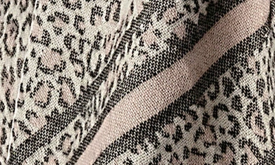 Marcus Adler Cheetah Print Ruana In Ivory