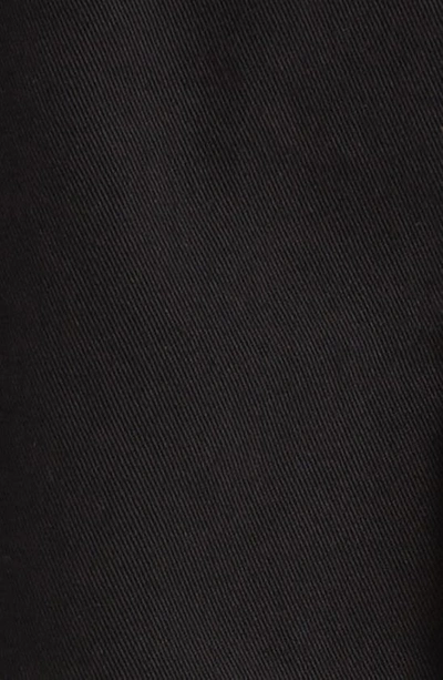 Shop Carhartt Cole Organic Cotton Moraga Twill Cargo Shorts In Black Garment Dyed