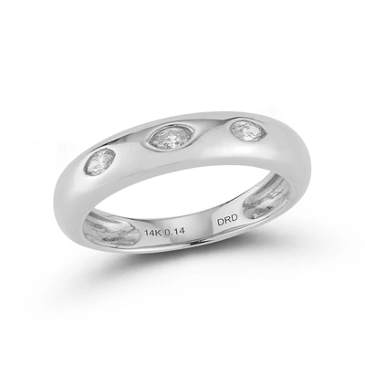 Shop Dana Rebecca Designs Alexa Jordyn Inlay Marquise Ring In White Gold
