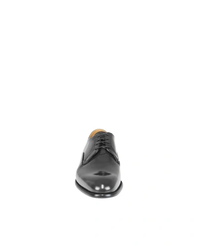 Fabi Smooth Black City Oxfords In Black