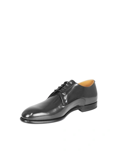 Fabi Smooth Black City Oxfords In Black