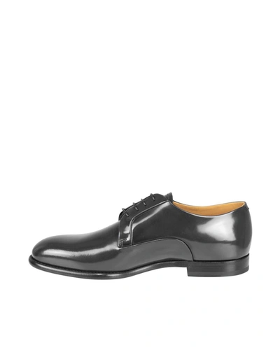 Fabi Smooth Black City Oxfords In Black