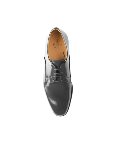 Fabi Smooth Black City Oxfords In Black