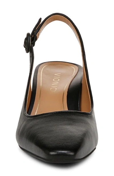 Vionic Perris Slingback Pump In Black