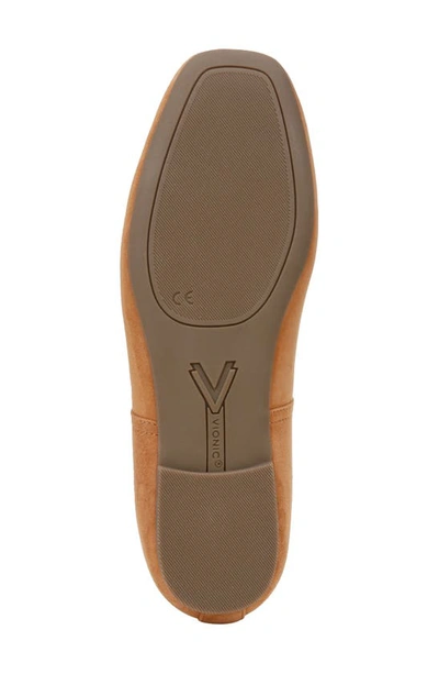 Vionic Orinda Square Toe Flat In Camel