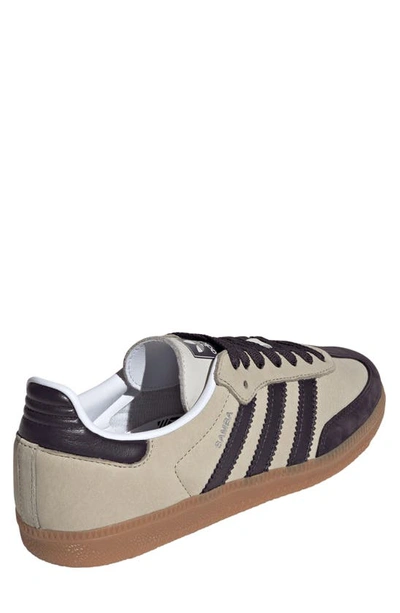 Shop Adidas Originals Samba Sneaker In Putty/ Aurora/ Silver Met.