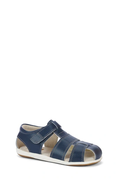 Shop See Kai Run Jude Sandal In Navy Leather