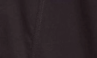 Shop Rick Owens Splintered Raw Hem Cotton Minidress In Black