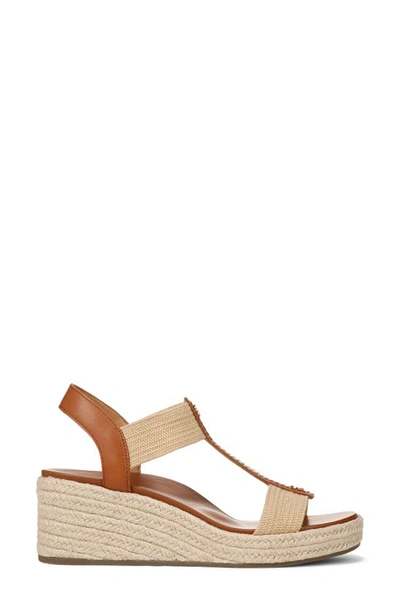 Vionic Calera Espadrille Wedge Sandal In Camel
