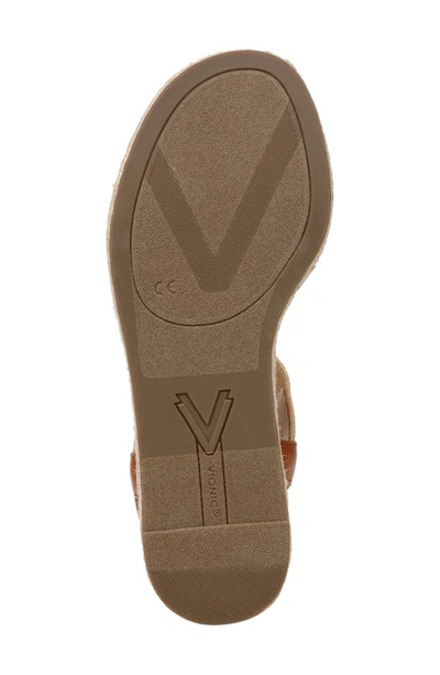 Vionic Calera Espadrille Wedge Sandal In Camel