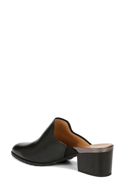Vionic Claremont Block Heel Mule In Black