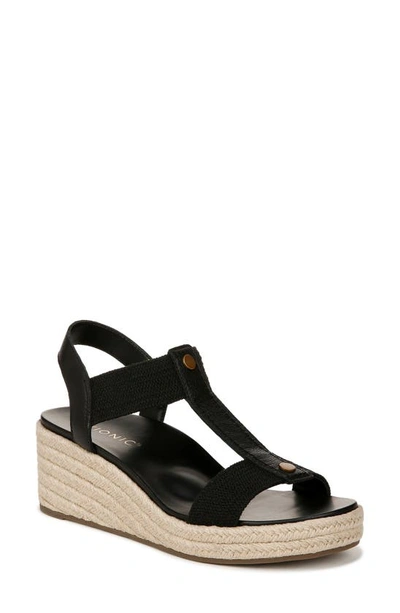 Shop Vionic Calera Espadrille Wedge Sandal In Black