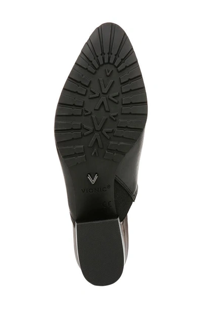 Vionic Claremont Block Heel Mule In Black