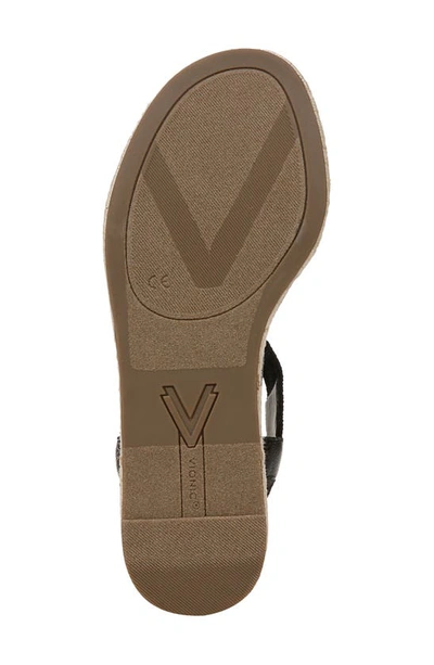 Vionic Calera Espadrille Wedge Sandal In Black