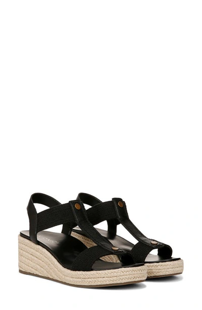 Vionic Calera Espadrille Wedge Sandal In Black