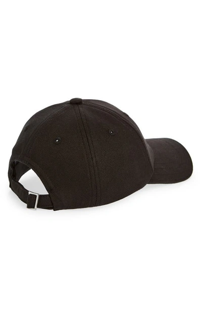 Shop Jacquemus La Casquette Logo Adjustable Baseball Cap In Black