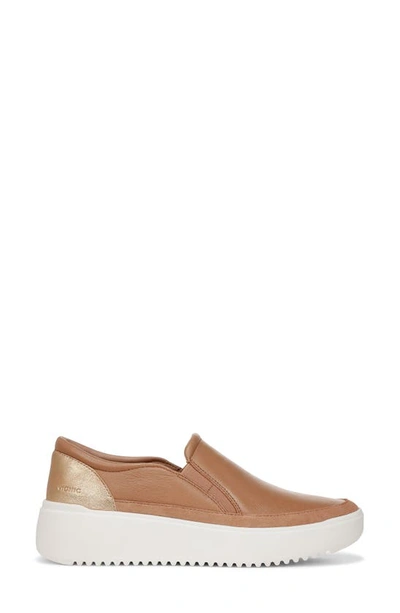 Vionic Kearny Platform Slip-on Sneaker In Macaroon Brown