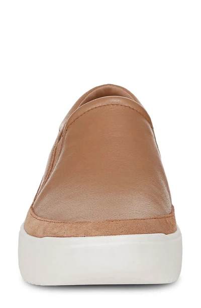 Shop Vionic Kearny Platform Slip-on Sneaker In Macaroon Brown