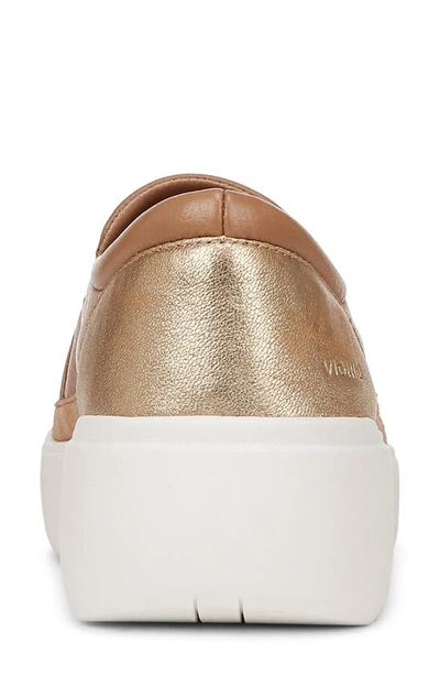 Vionic Kearny Platform Slip-on Sneaker In Macaroon Brown