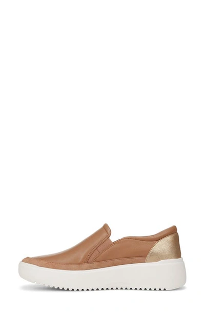 Shop Vionic Kearny Platform Slip-on Sneaker In Macaroon Brown