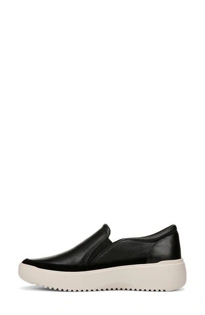 Vionic Kearny Platform Slip-on Sneaker In Black