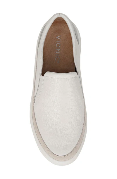 Vionic Kearny Platform Slip-on Sneaker In White