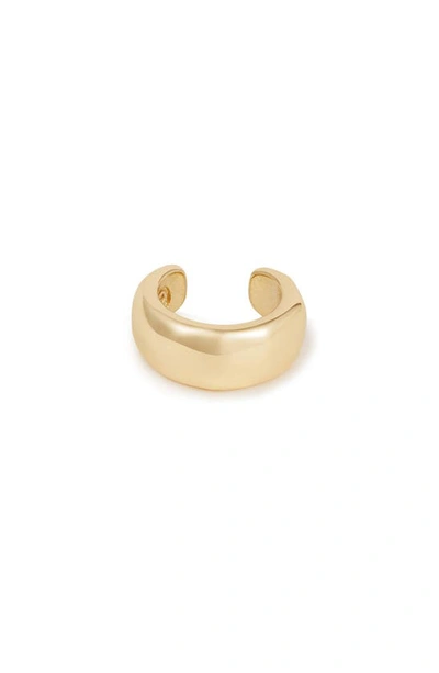 Shop Ettika Hammered Ear Cuff In Gold