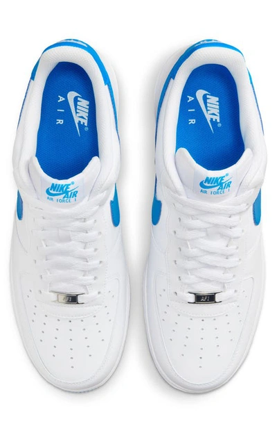 Shop Nike Air Force 1 '07 Sneaker In White/ Photo Blue/ White
