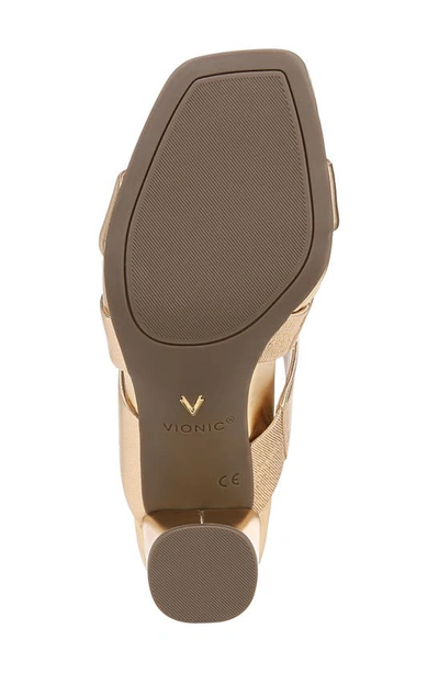 Shop Vionic Merlot Sandal In Gold