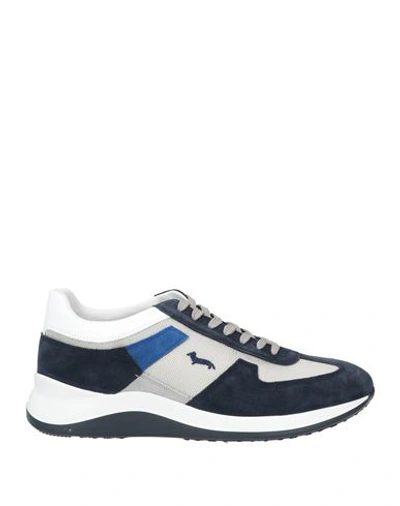 Shop Harmont & Blaine Man Sneakers Light Grey Size 12.5 Leather, Textile Fibers
