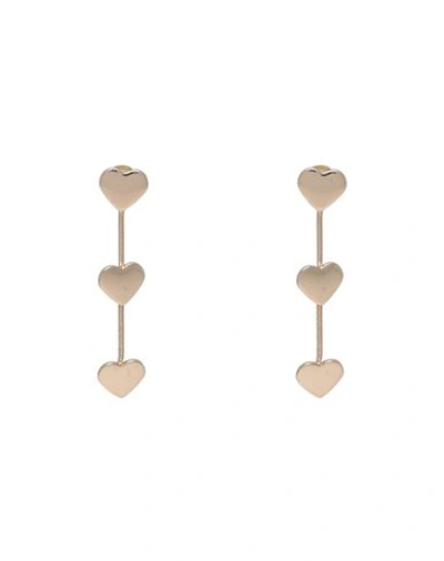 Shop Shashi Woman Earrings Gold Size - Brass, 585/1000 Gold Plated