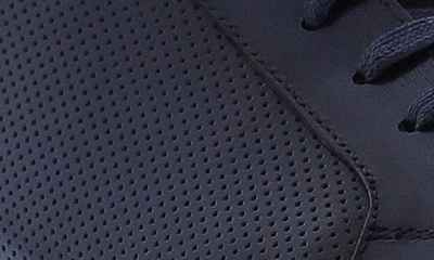 Shop Zanzara Havana Perforated Leather Sneaker In Navy