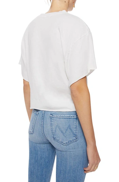 Shop Mother The Cut Wingman Crop Graphic T-shirt In Serious Moonlight