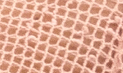 Nina Leonard Open Knit Bolero Cardigan In Blush