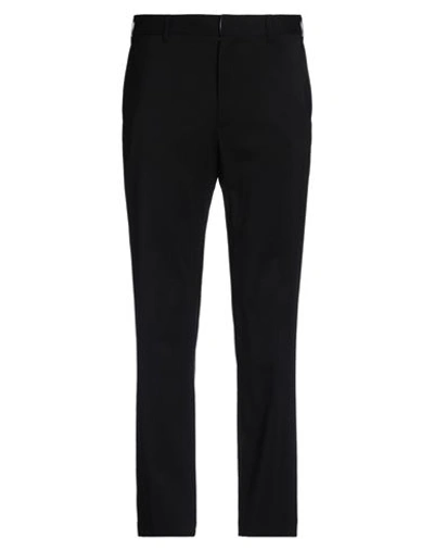 Grifoni Man Pants Black Size 38 Virgin Wool, Elastane In Black