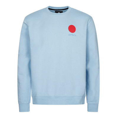 Shop Edwin Japanese Sun Sweatshirt In Blue