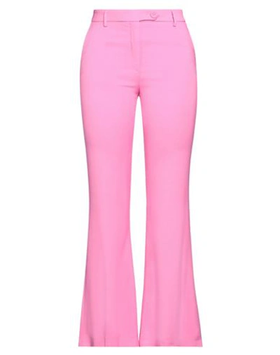 Shop True Royal Woman Pants Pink Size 8 Viscose, Elastane