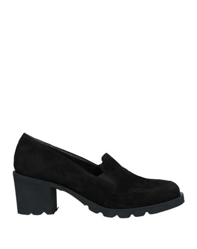Shop Zanfrini Cantù Woman Loafers Black Size 5 Leather