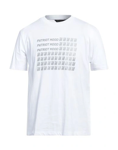 Shop Patriòt Man T-shirt White Size Xxl Cotton