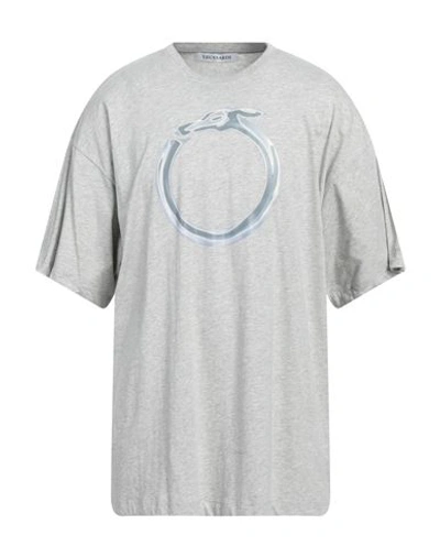 Shop Trussardi Man T-shirt Light Grey Size L Cotton