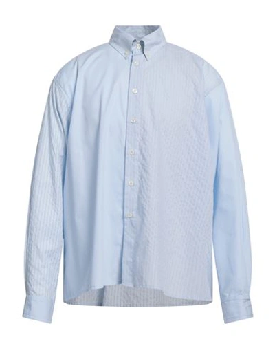 Shop Felix Culpa Man Shirt Sky Blue Size L Cotton
