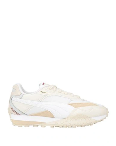 Shop Puma Woman Sneakers White Size 7.5 Textile Fibers