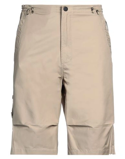 Shop Maharishi Man Shorts & Bermuda Shorts Sand Size S Organic Cotton, Recycled Polyester In Beige